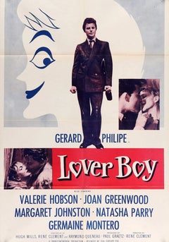 Lover Boy / Knave of Hearts Original Vintage Unframed Poster, 1955