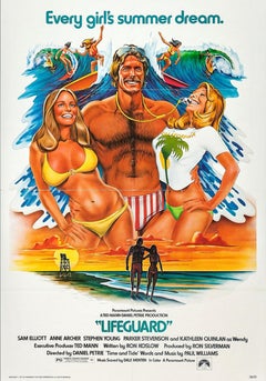 Lifeguard Original Vintage Unframed Poster, 1976