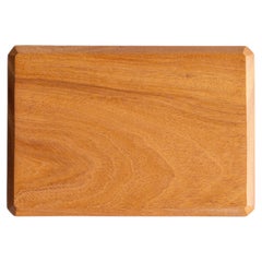 Brazilian Amazon Hardwood Board, Hand-Carved from Single Piquiá Block, Handmade