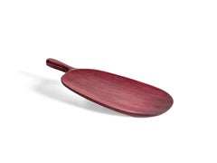 Brazilian Amazon Hardwood Serving Board, Hand-Carved from Single Roxinho Block