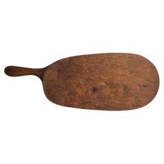 Brazilian Amazon Hardwood Serving Board, Hand-Carved from Single Preciosa Block