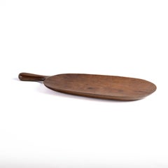 Brazilian Amazon Hardwood Serving Board, Hand-Carved from Single Preciosa Block
