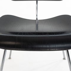 2006 Pair of Herman Miller Eames DCM Dining Chairs in Ebonized Finish