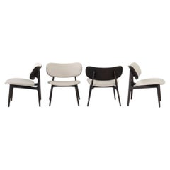 Conjunto de cuatro sillones 120 de Pearson Lloyd para Davis Furniture PLC, de 2010, en roble