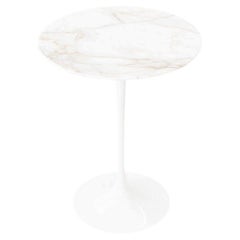2010s Eero Saarinen for Knoll Tulip Side / End Table in Marble 16"