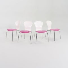 2010s Set of Four Ross Lovegrove for Knoll Sprite Armless Stacking Side Chairs