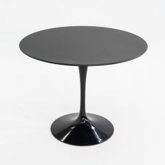 Mesa de comedor «Tulip» de Eero Saarinen para Knoll, 2018, en laminado negro, 35"