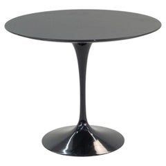 2019 Eero Saarinen for Knoll Tulip Dining Table in Black Laminate 35"