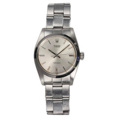 Rolex 6426 Silver Dial Manual Wind Watch in Stainless Steel, 1970s