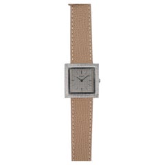 Montre Piaget Hobnail en or blanc 18 carats et argent, années 1970