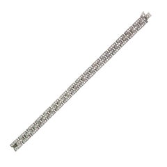Cartier Maillon Panthere Armband mit Pavé-Diamanten, 18 Karat Weißgold, Original-Vintage-Stück
