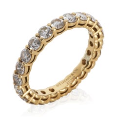 Tiffany & Co. Yellow Gold Diamond Tiffany Forever Eternity Band