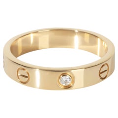 Cartier Yellow Gold Diamond Small Model Love Ring