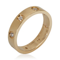 Cartier Yellow Gold Diamond Small Model Love Ring