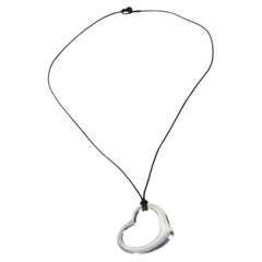 Tiffany & Co. Sterling Silver Elsa Peretti Open Heart Pendant