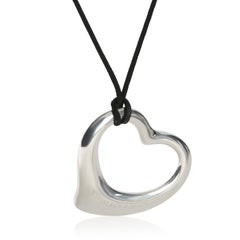 Tiffany & Co. Sterling Silver Elsa Peretti Open Heart Pendant