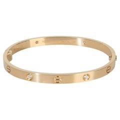 Tiffany & Co. Yellow Gold Diamond Medium Model Love Bracelet