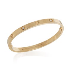 Tiffany & Co. Yellow Gold Diamond Medium Model Love Bracelet
