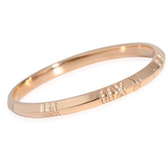 Tiffany & Co. Atlas Bracelet in 18k Rose Gold 0.33 CTW
