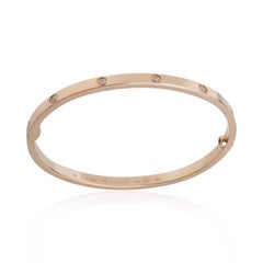 Cartier Rose Gold Diamond Small Model Love Bracelet