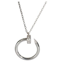 Collana Juste Un Clou con diamanti in oro bianco di Cartier