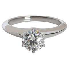Tiffany & Co. 0.97 ct Round Brilliant Diamond Engagement Ring