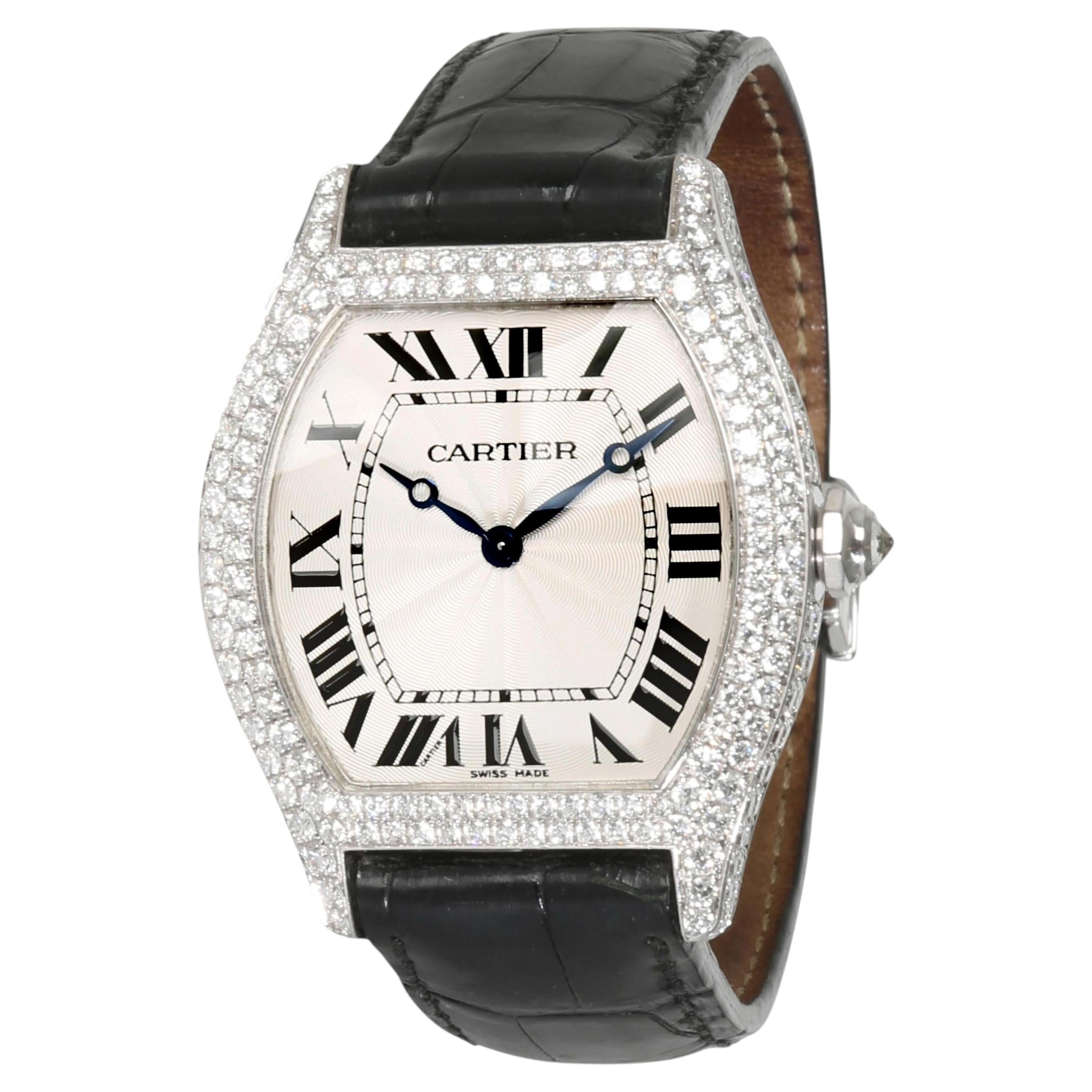 Cartier Tortue de Cartier WA504351 Unisex-Uhr aus 18 Karat Weißgold
