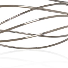 Tiffany & Co. White Gold Elsa Peretti 9 Row Wave Bracelet