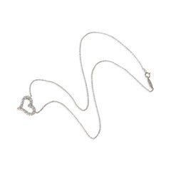 Tiffany & Co. Platinum Diamond Heart Pendant