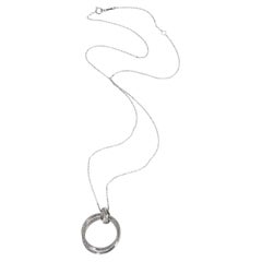 Tiffany & Co. White Gold Diamond Melody Pendant