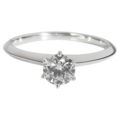 Tiffany & Co. 0.76 ct Round Brilliant Diamond Engagement Ring