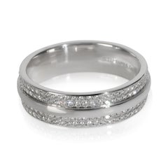 Tiffany & Co. White Gold Diamond Tiffany T Wide Ring