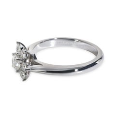 Tiffany & Co. Platinum Diamond Flower Ring