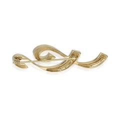 Tiffany & Co. Yellow Gold  Paloma Picasso Musical Note Brooch