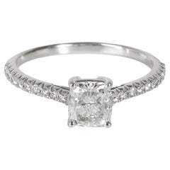 Tiffany & Co. Novo Engagement Ring in  Platinum F VVS1 1.05 CTW