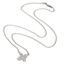 Tiffany & Co. Platinum Diamond Large Model Victoria Pendant