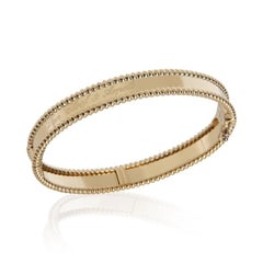 Van Cleef & Arpels Yellow Gold  Perlee Signature Bracelet