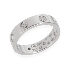 Cartier White Gold Diamond Small Model Love Ring
