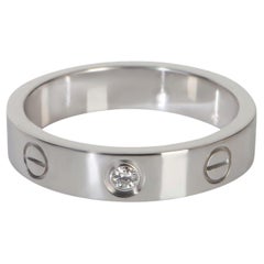 Cartier White Gold Diamond Small Model Love Ring