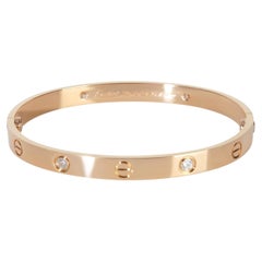 Cartier Rose Gold Diamond Love Bracelet
