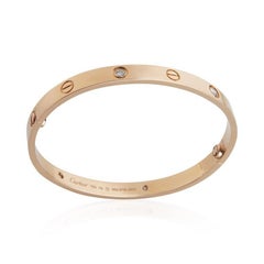 Cartier Rose Gold Diamond Love Bracelet
