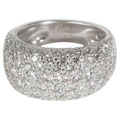 Cartier Vintage Fashion Ring en or blanc 18 carats 3,5 carats