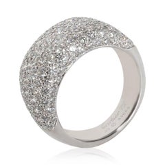 Cartier Vintage Fashion Ring en or blanc 18 carats 3,5 carats