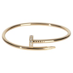 Cartier Yellow Gold Diamond Juste Un Clou Bracelet