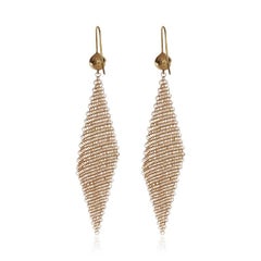 Tiffany & Co. Yellow Gold  Elsa Peretti Mesh Earrings
