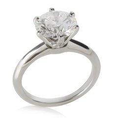 Tiffany & Co. 2.56 ct Round Brilliant Diamond Engagement Ring