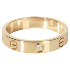 Cartier Yellow Gold Diamond Small Model Love Ring