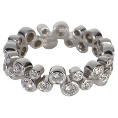 Tiffany & Co. Platinum Diamond Bubbles Band