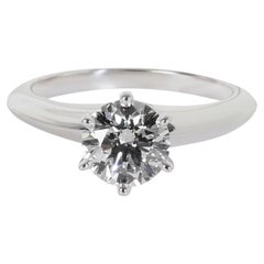 Tiffany & Co. 0.88 ct Runder Brillant-Diamant-Verlobungsring