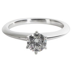 Tiffany & Co. 0.53 ct Runder Brillant-Diamant-Verlobungsring